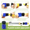Upgrade Leak-Free jet nozzle high pressure hose nozzle，Suitable for garden