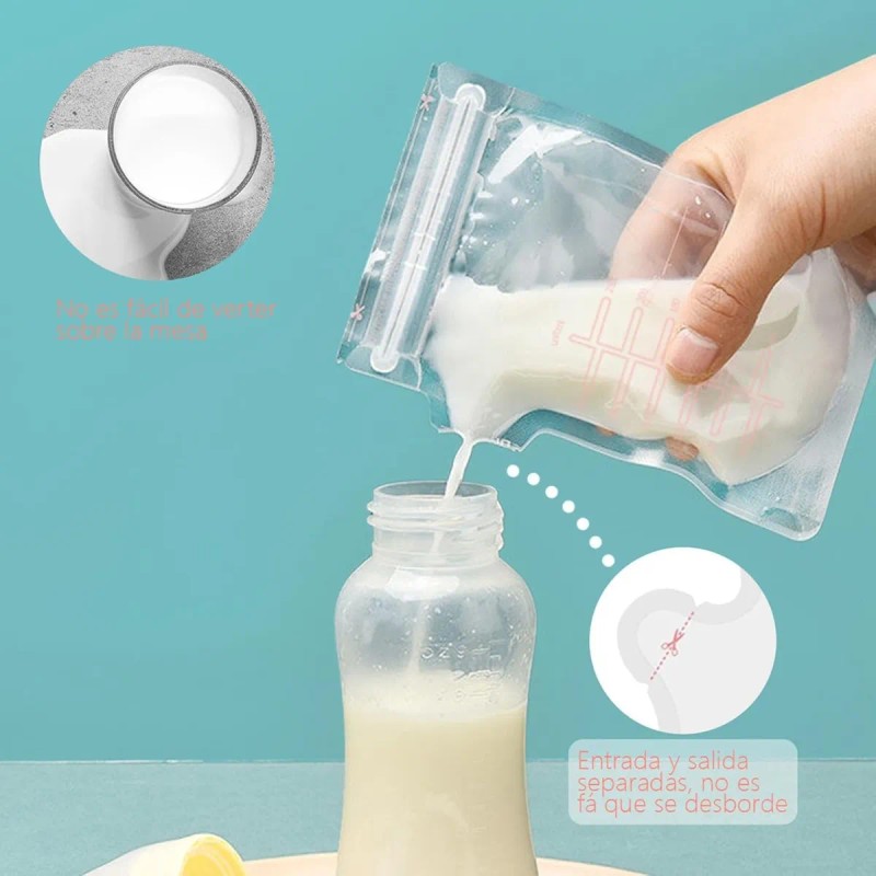 Bolsa De Almacenamiento De Leche Materna 250ml,200piezas+pen