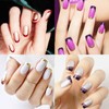 1860 Pcs French Tip Nail Guides, Self-Adhesive French V-Shaped Moon