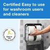 Tork OptiServe 4-Roll Coreless Toilet Paper Dispenser Black T7/T5, Vertical