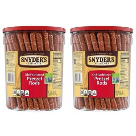 Snyder's of Hanover New - Snyder's of Hanover, Old Fashioned Pretzel Rods, 27 Oz, { Select Pack }., - 27 Oz (Pack of 2)