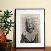 Nacnic Marilyn Monroe Posing Poster Prints of Important Signs. Musician,