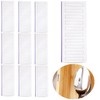 FixItRight 100Pcs Self-Adhesive Drawer Divider Labels – Clear Address Stickers