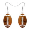 RAIDIN Cute Acrylic Sport Balls Dangle Hook Earrings Jewelry for