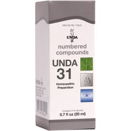 UNDA 31 Numbered Compounds | Homeopathic Preparation | 0.7 fl. oz.