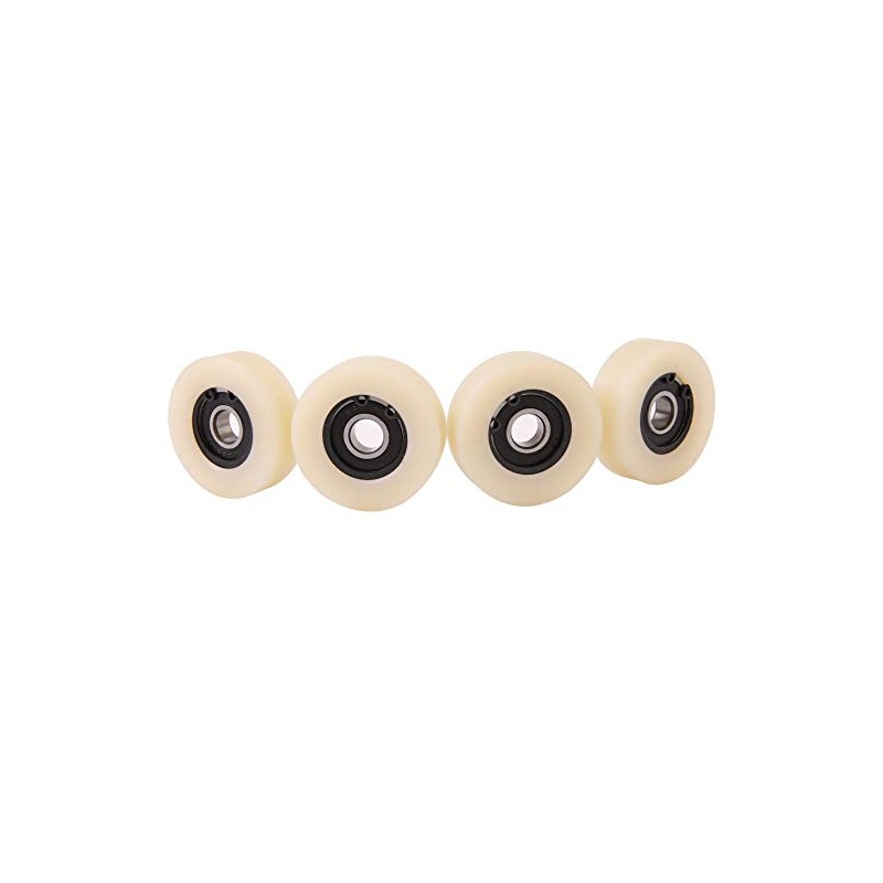 4 pieces nylon polyamide wheels 45 mm diameter 14 mm