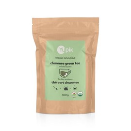 Yupik Organic Whole Green Tea Leaves, Loose Herbal Tea, Non-GMO, Gluten-free, 0.45Kg