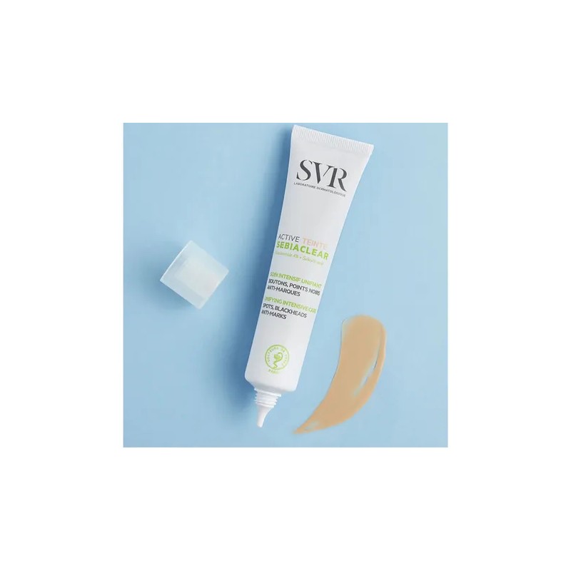Svr Sebiaclear Active Teinte 40ml Tratamiento Acné Con Color