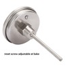 MEASUREMAN Fully Stainless Steel Bimetal Dial Thermometer, 3" Dial, 4"