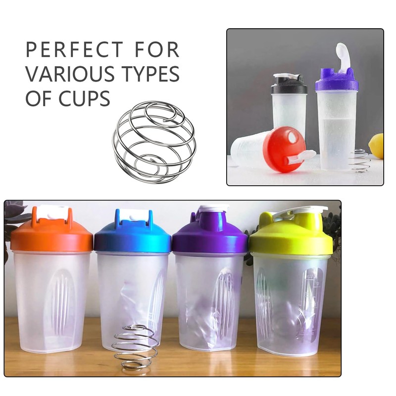 Protein Shaker,4 Pcs Small Shaker Ball Suitable for Protein Shaker