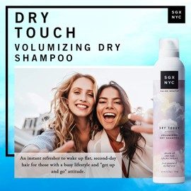 SGX NYC Dry Touch Volumizing Dry Shampoo - 6.5 Oz - Instantly Refreshes Hair Full of Volume and Adds Texture While Absorbing Oil - Sulfate and Paraben Free