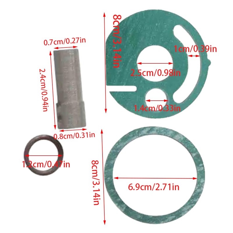 Riloer Diesel Auxiliary Heater Service Kit, Auxiliary Heater Repair Seal