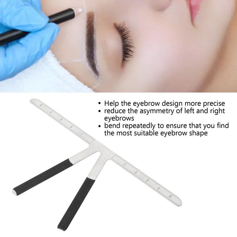 Eyebrow Mapping Kit Stencil Ruler Brow Mapping String Pigment Eyebrow