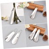 Healeved 2pcs Portable Stainless Steel Shoehorn with Hanging Ring Ergonomic