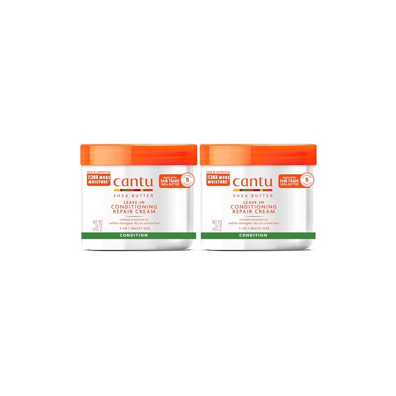 Cantu Leave-In Conditioning Repair Cream with Shea Butter, 16 oz