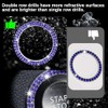 Whaletail Whaletail 2PCS Bling Crystal Rhinestone Car Engine Start Ring