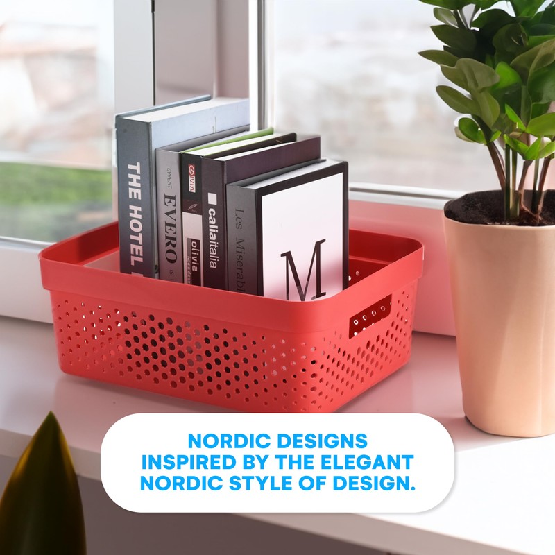 Bins & Things Plastic Storage Bin - Basket Organizer Bins