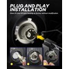 AUTOONE Latest 9003 H4 HB2 LED Bulbs Motorcycle Hi Lo