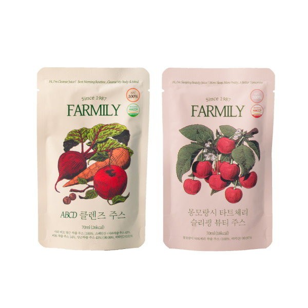 [Farm Milli 1987] Day and night body reset 2-week program (1 box of ABCD + 1 box of tart cherry) / [팜밀리1987] 낮밤 바디리셋 2주 프로그램 (ABCD 1box+타트체리 1box)