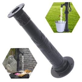 Vintage Hand Well Pump kit, Pitcher Pump Base Black Cast Iron Hand Pump Stand, for Yard, Garden, Farm Irrigation (BSA-75 pump lift base)
