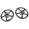 Unbranded Vivid Black 5-1/2" Speaker Grill Covers For Harley Touring