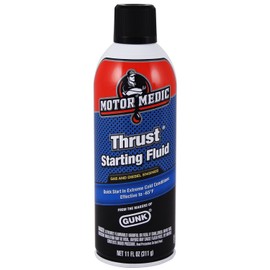 Niteo Products Motor Medic M3815-12PK Thrust Starting Fluid for Gas & Diesel Engines - 11 oz., (Case of 12)