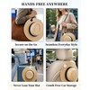 FAMULP 3-Pack Magnetic Hat Clips for Travel on Bag, Hands-Free