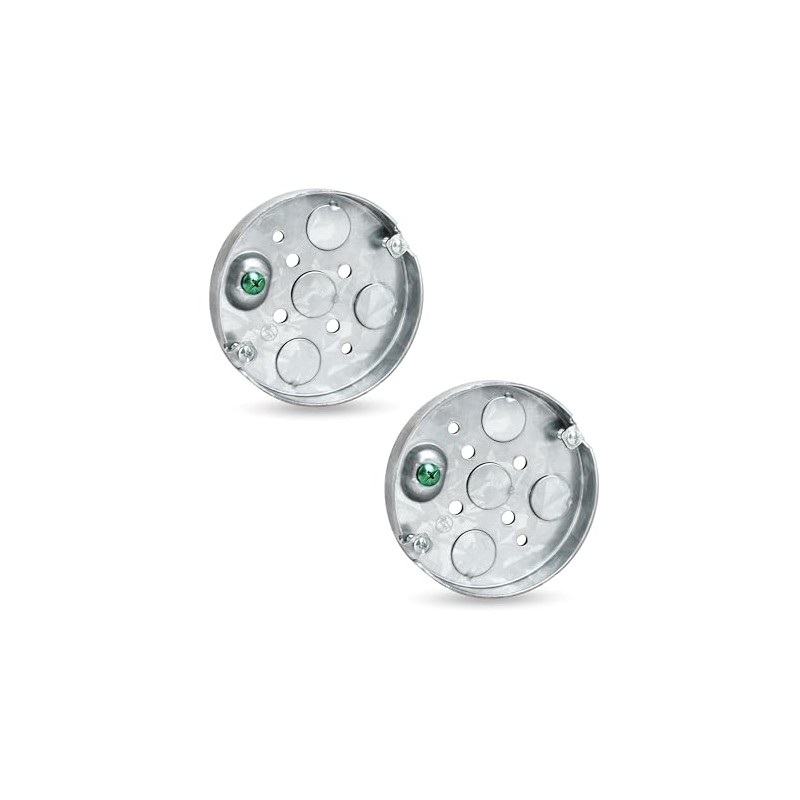 4 inch Round Ceiling Pan Metal Pancake Box for Outlets,