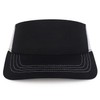 Trendy Apparel Shop Plain 2 Tone Mesh Back Visor with