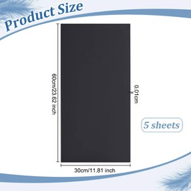 OLYCRAFT 5 Sheets Model Train Road Sticker Paper 23.6x11.8 Inch Black Miniature Asphalt Road Sticker Architectural Model Self-Adhesive Stickers for DIY Miniature Scene Layout