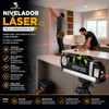 SEAFON Nivel Láser Multipropósito con Cinta Métrica 2.5 m y