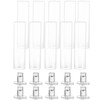 10 Sets Glass Hurricane Candle Holders - Crystal Clear Tape