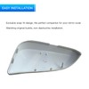 TKPUFR Right Passenger Side Mirror Cover Cap Compatible with Toyota