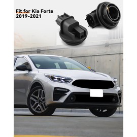 Daytime Running Light Socket Holder Fit for Kia Forte 2019 2020 2021, DRL Socket Set Replace 92164-m7050 4F0-941-669 2Pcs