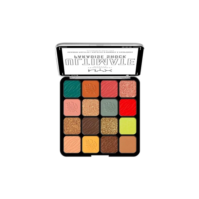 NYX Professional Makeup Ultimate Shadow Palette, Tono Paradise Shock 16