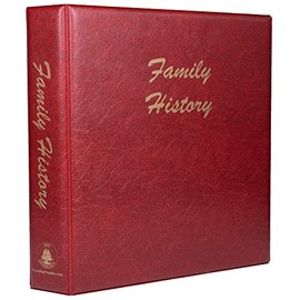 A4 Binder Family History (Burgundy)