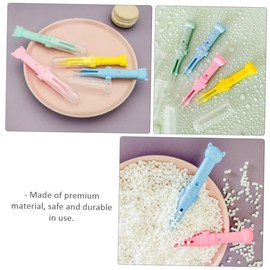 Vaguelly 16pcs Nose Picker and Tweezer Nose Cleaning Clip for Boys and Girls Adults Safe Skid Design Multi-purpose for Earwax Navel Eye Random Color