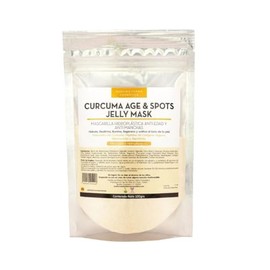 Nuestra Tierra Cosmetica Mascarilla Hidroplstica de Curcuma Anti-Edad y Antimanchas, Jelly Mask con Colgeno Vegano y Niacinamida, 100g