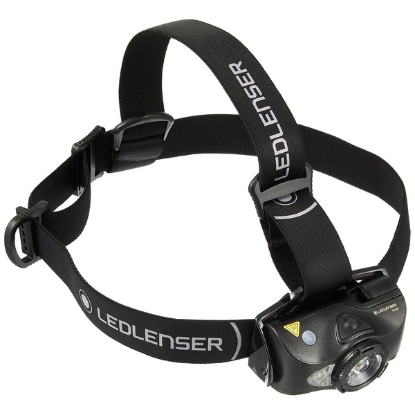 Ledlenser MH8 - Rechargeable LED Head Torch, Super Bright 600 Lumens Headlamp, Water Resistant (IP54), Camping, Fishing, Hiking Equipment, Head Torch Rechargeable, Up to 60 Hours Running Time