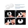 E2trade Chrome 15mm Radiator Pipe Hole Collars Cover Radsnaps (Pack