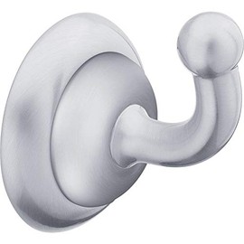 Moen DN6303BC Kelsey Inspirations Brushed Robe Hook, Brushed Chrome