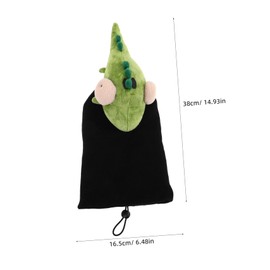 SUPVOX Cute Animal Plush Snowboard Helmet Cover for Skiing and Cycling Lightweight Comfortable Ski Helmet Decoration Adorable Outdoor Sports Accessory