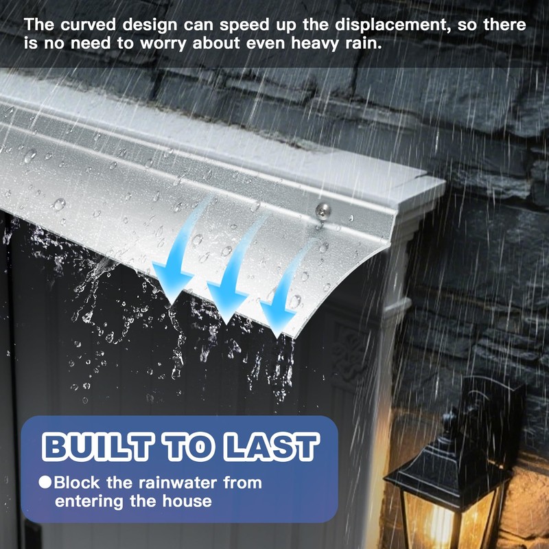 3PCS 40inch Door Rain Drip Guard for Windows Drip Cap