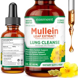 Extracto De Hojas De Gordolobo Para Los Pulmones: Gotas De Gordolobo Para Los Pulmones 2 Onzas Líquidas (Paquete De 1)