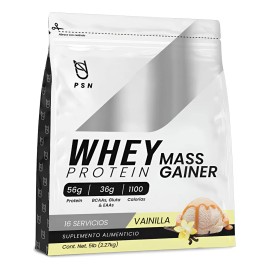 Suplemento Polvo Psn Whey Protein Mass Gainer 27kg Vainilla