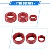 VekAuto 5 Pcs AC Climate Control Knob Rings Compatible for