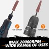 50Pcs 2 Inch Sand Paper Abrasive Cartridge Rolls,Cone Cylinder Rotary