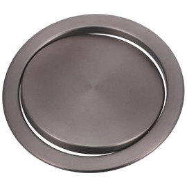 Ciieeo Cubierta Empotrada Para Encimera Cubo De Basura Redondo De Acero Inoxidable Con Solapa Integrada Tapa Para Cubo De Basura Solapa Automática Conducto De Basura Abatible Accesorios