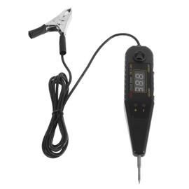 Gatuida Automobile Circuit Test Pen Fuse Tester Automotive Buzzer Circuit Tester Automotive Circuit Tester LED Voltage Detector Circuit Tester with Light Digital Light Teste Black Plastic