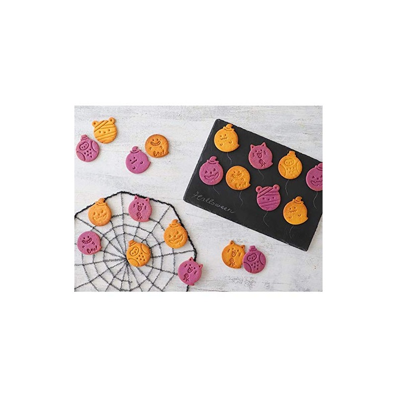 Cotta Manmaru Cookie Cutter (Owl, Ghost, Mummy Bear)